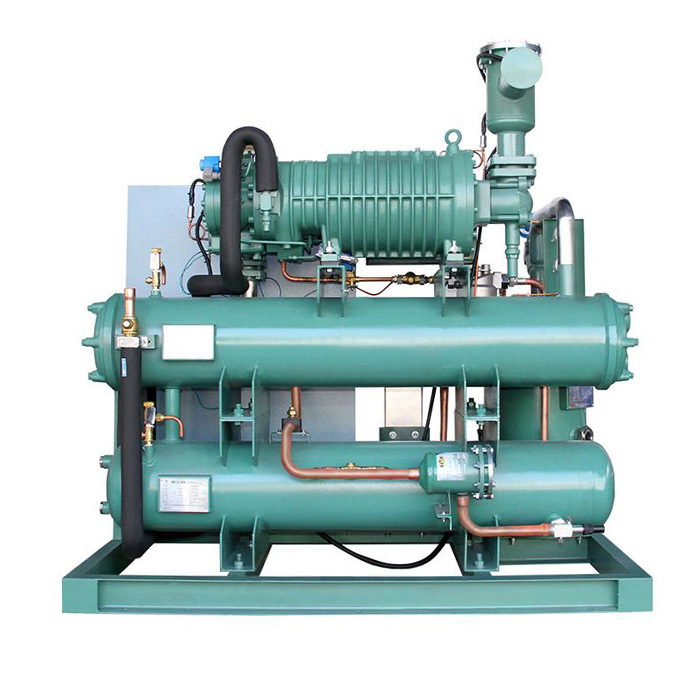 Semi-hermetic Condensing Unit with Screw Compressor
