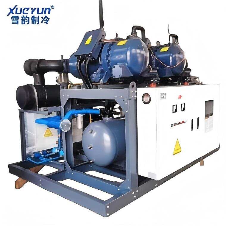 Semi-hermetic Condensing Unit with Screw Compressor units