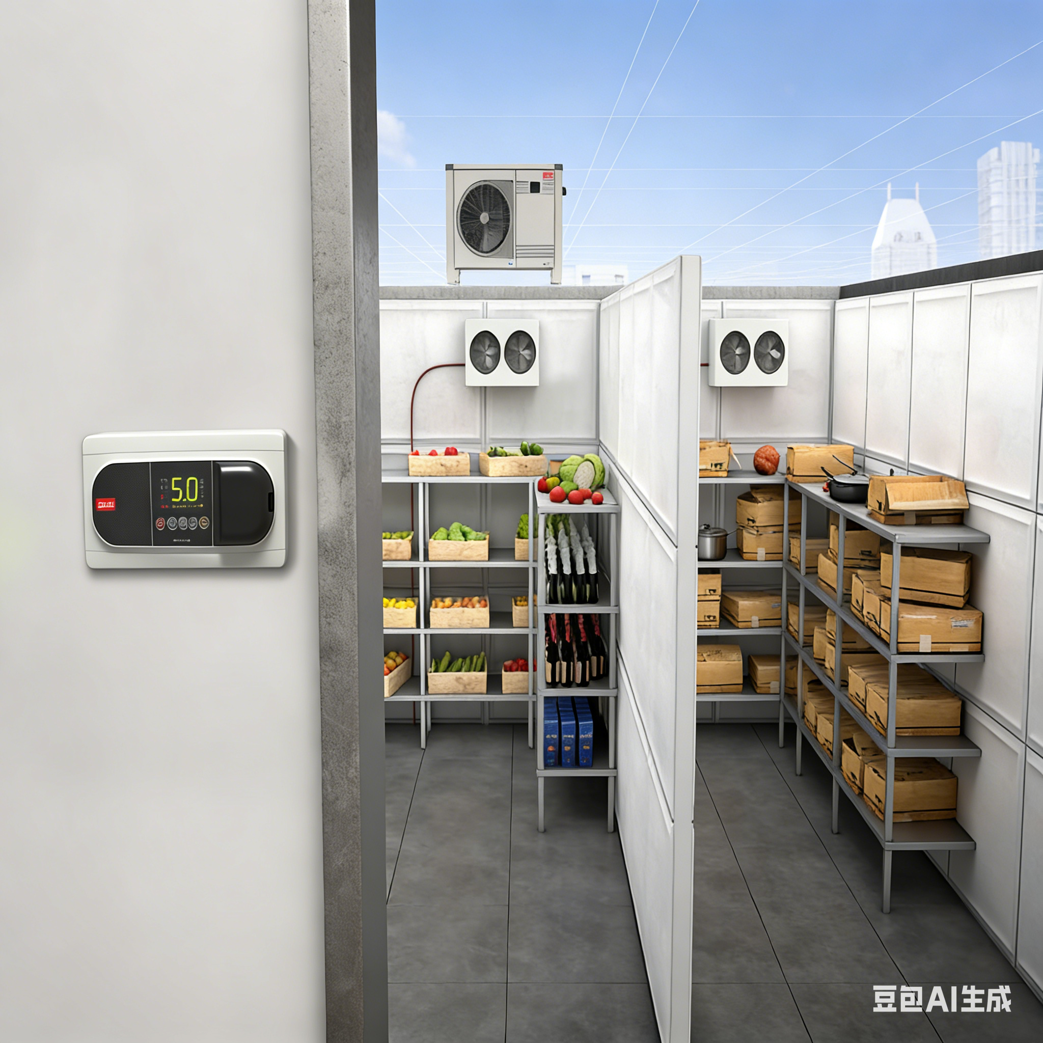 Cold room temperature